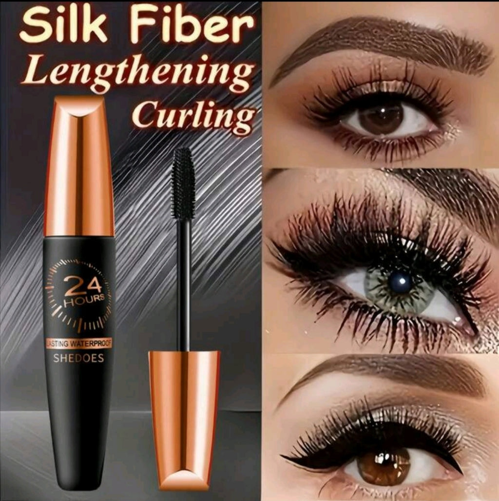 SHEDOES 1pc 24-Hour Lengthening, Curling, Non-Smudge, Waterproof Mascara