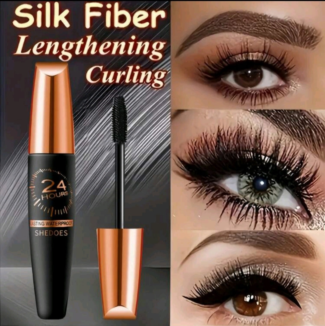 SHEDOES 1pc 24-Hour Lengthening, Curling, Non-Smudge, Waterproof Mascara