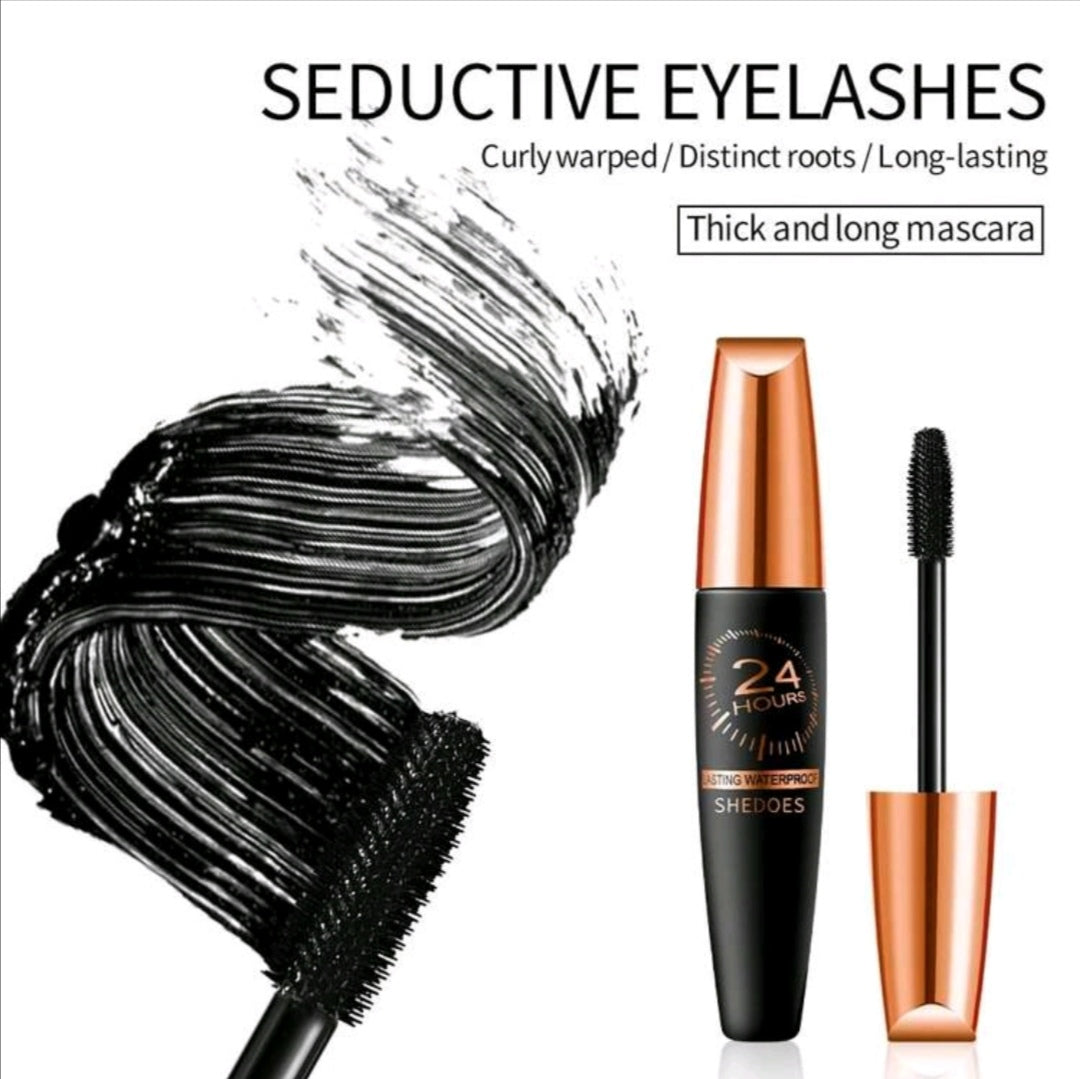 SHEDOES 1pc 24-Hour Lengthening, Curling, Non-Smudge, Waterproof Mascara