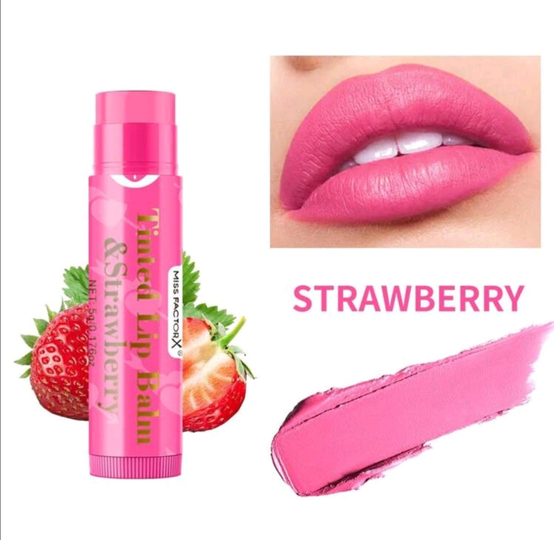 MISS FACTORX Lip Gloss Gift Set, Moisturizing Glossy, Moisturizing Balm, Sheer Tint